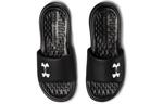 Шлепанцы Under Armour Playmaker Fixed Strap Slippers Black, черный - фото 4