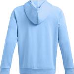 Толстовка Under Armour Rival Fleece Full Zip, (465) Horizon Blue/White - фото 2