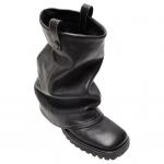 Acne Studios Черные мужские ботинки на каблуке 5 см - фото 5