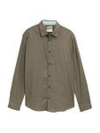 Рубашка на пуговицах классического кроя TOM TAILOR, Olive - фото