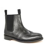 Кожаные ботинки челси Ludlow с рантом Frank James, черный - фото