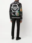 Куртка College Bomber Philipp Plein, черный - фото 2