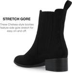 Женские ботильоны Journee Collection Wrenley, Black - фото 3