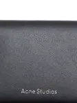 Кожаный картхолдер Acne Studios, черный - фото 3
