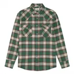 Рубашка с длинным рукавом Wrangler Western Regular Fit, зеленый - фото 3
