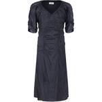 Собранное платье миди Lemaire, серый - фото