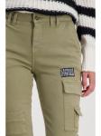 Monari Брюки-карго оливкового цвета - фото 5