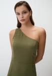Платье Jimmy Key STRAIGHT FIT ONE SHOULDERED, Khaki - фото 4