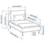 Шезлонг SÖDERHAMN IKEA, цвет hillared anthracite - фото 4