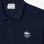 Поло с принтом LACOSTE, темно-синий - фото 6