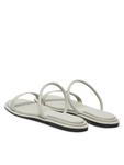 Мюли Flat Sandal Squared 2-Bar Lth HW0HW02532 Calvin Klein, бежевый - фото 3