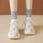 Кроссовки AGSDON Chunky Sneakers Women's Low-top, фиолетовый - фото 45