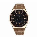 Часы Casio G-Shock Analog-Digital 2100 Series, арт. GA-2100SKE-7A, золотой - фото 4