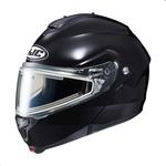 Шлем HJC C91 Solid Electric Shield Snow, одобрен DOT (Black, Medium) - фото
