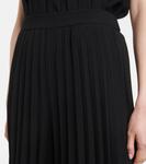 Анверс воздушные плиссированные укороченные шорты-кюлоты Joseph, черный - фото 4