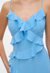 Платье Vero Moda VMAMINA LANGES , Airy Blue/Blue - фото 4