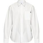 Полосатая рубашка Burberry, белый - фото