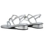 Сандалии на платформе с одной лямкой для женщин BASTO, черный - фото 10