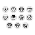 Горнолыжные очки Magnull Mat Black Powder Blue Cairn - фото 2