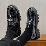 Лоферы мужские черный Weishibangwei - фото 5