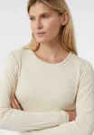 Топ с длинными рукавами Comma, Beige - фото 4