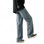 Джинсы унисекс Frq, Светло-синий - фото 4