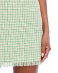 Твидовый мини-юбка AQUA, зеленый - фото 5