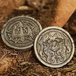 Набор из 12 металлических монет-монстров RGFK - фото 10