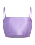 Кроп-топ Simona Corsellini, сиреневый - фото