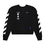 Off-White Diag Mariana De Silva Over Crewneck Черный - фото