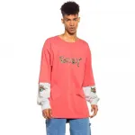 Лонгслив Grimey Nine Winds, оранжевый - фото