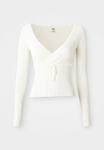 Джемпер BDG Urban Outfitters WRAP TOP, Cream/Off-White - фото 4