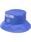 Панама с логотипом Moschino, синий - фото