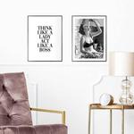 Фреска Reinders Pasta Lady 2-teilig, черный - фото 2