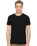 Рубашка Vince Short Sleeve Pima Cotton Crew Neck Shirt, черный - фото