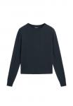 Джемпер Massimo Dutti CREW NECK SWEATER, Dark Blue - фото 6