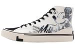 Disney X Canvas Shoes Men High Top Black/White Lining - фото