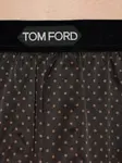 Шелковые боксеры с горошком Tom Ford, коричневый - фото 4