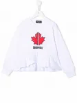 Толстовка с оборками DSQUARED2 KIDS, белый - фото