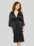 Халат Мистериоса Cosabella, black - фото