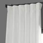 Плотные шторы из искусственной шелковой тафты Half Price Drapes, eggshell - фото 4