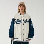 Бейсбольная куртка унисекс MATCHA STORY, Белый - фото 4