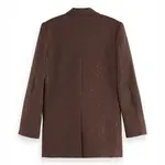 Блейзер Scotch & Soda Sequin Jacquard Sb, коричневый - фото 2