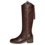 Ботинки Knee high для женщин BASTO, коричневый - фото 11