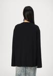 Топ Weekday OVERSIZED LONG SLEEVE, Black - фото 3