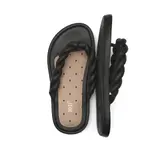 Шлепанцы с добавлением кожи Red Valentino, черный - фото 3