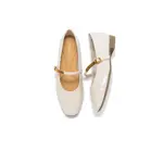 AOKANG Туфли на устойчивом каблуке Mary Jane Ecru - фото 4