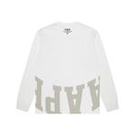 Moonface Basic футболка с длинным рукавом Aape, белый - фото 5