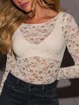 Блузка LA Angels, кремовый - фото 3