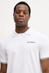Поло Karl Lagerfeld, белый - фото 4
